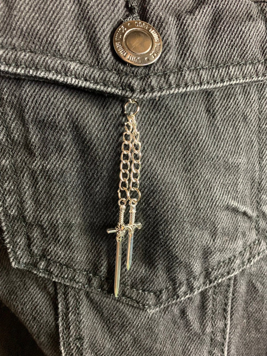 Sleep Token Jean Jacket Custom Rework Large III