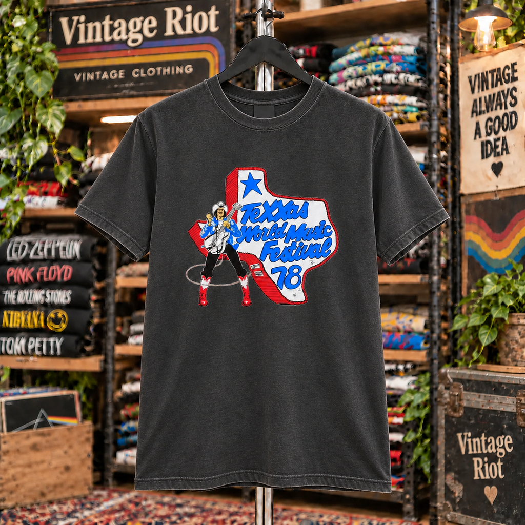 Vintage 1978 Texxas Jam T-Shirt — The First Chapter