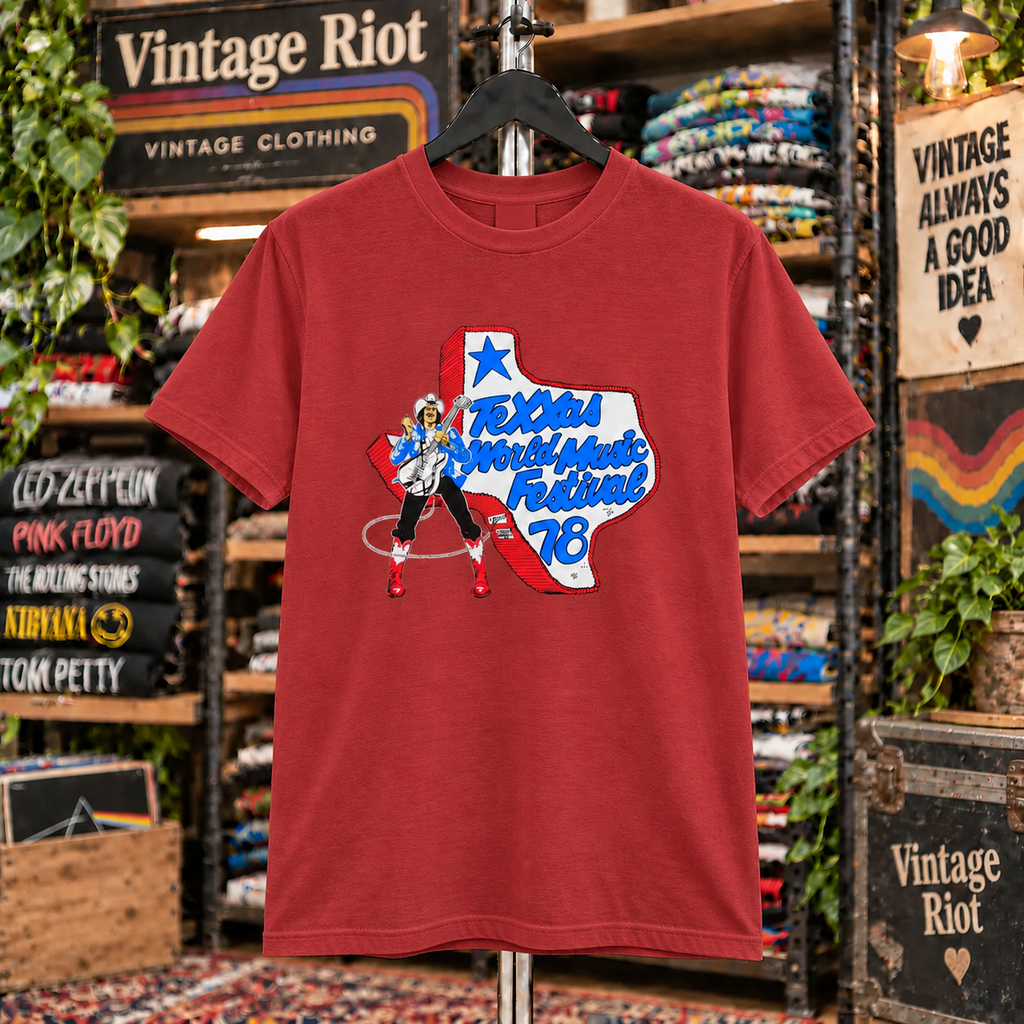 Vintage 1978 Texxas Jam T-Shirt — The First Chapter