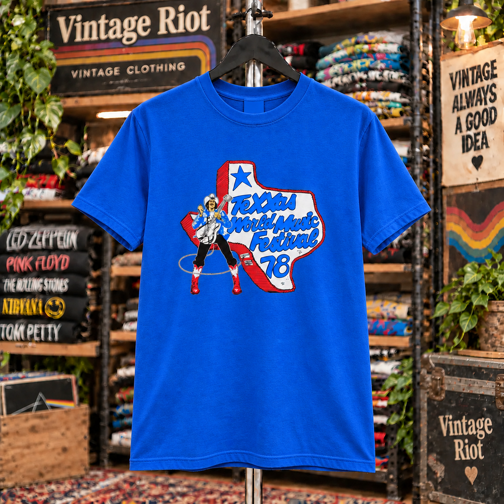 Vintage 1978 Texxas Jam T-Shirt — The First Chapter