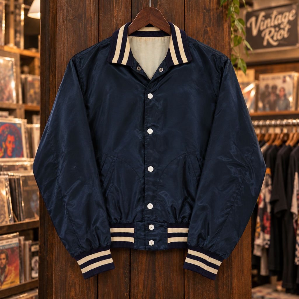 1978 Rolling Stones / Doobie Brothers / Van Halen Superdome Retro Jacket – Dark Navy