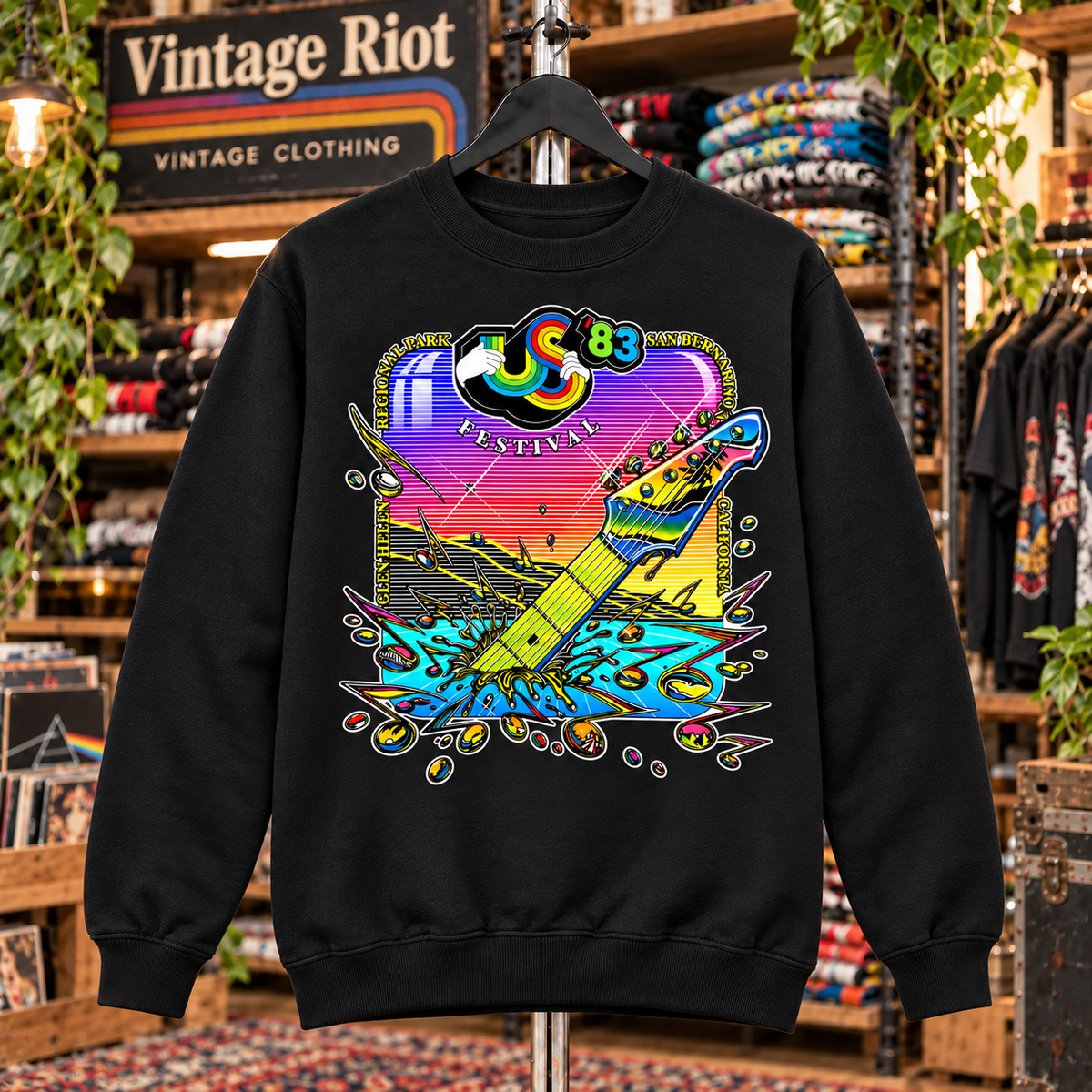 1983 US Festival Retro Crewneck Sweatshirt