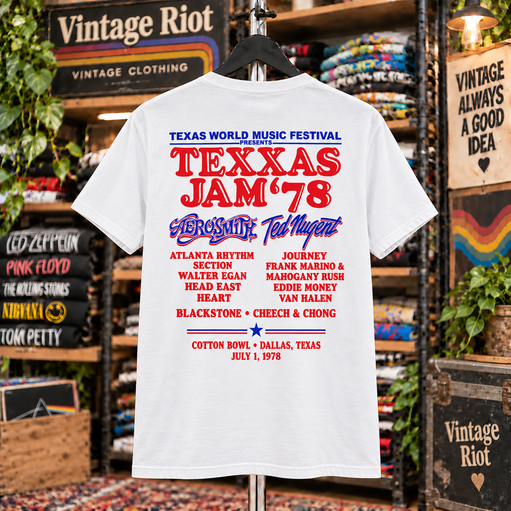 Vintage 1978 Texxas Jam T-Shirt — The First Chapter