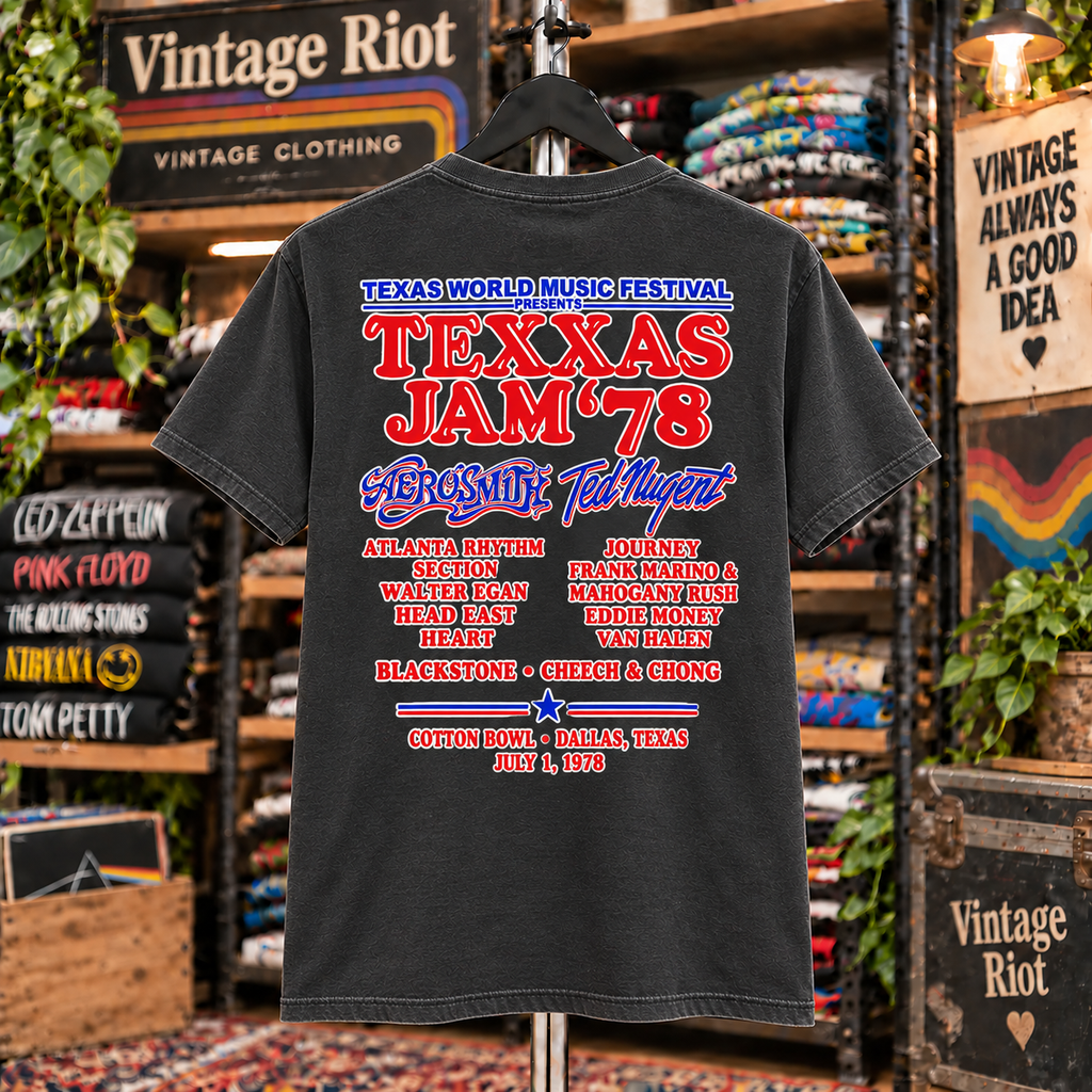 Vintage 1978 Texxas Jam T-Shirt — The First Chapter