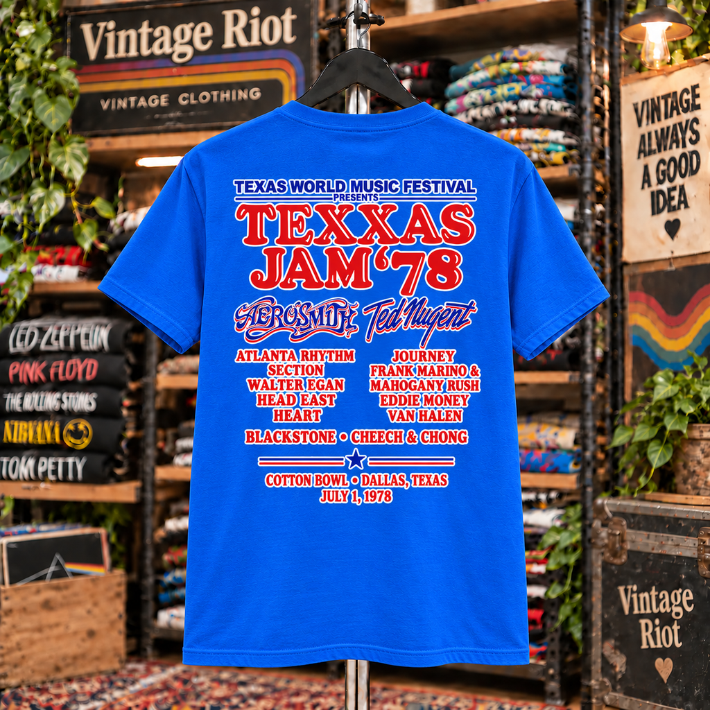 Vintage 1978 Texxas Jam T-Shirt — The First Chapter