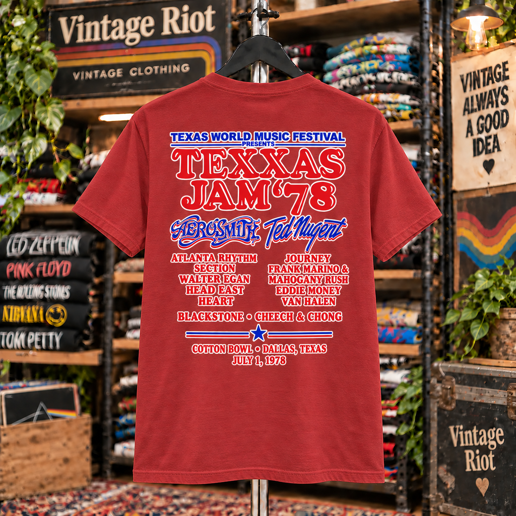 Vintage 1978 Texxas Jam T-Shirt — The First Chapter