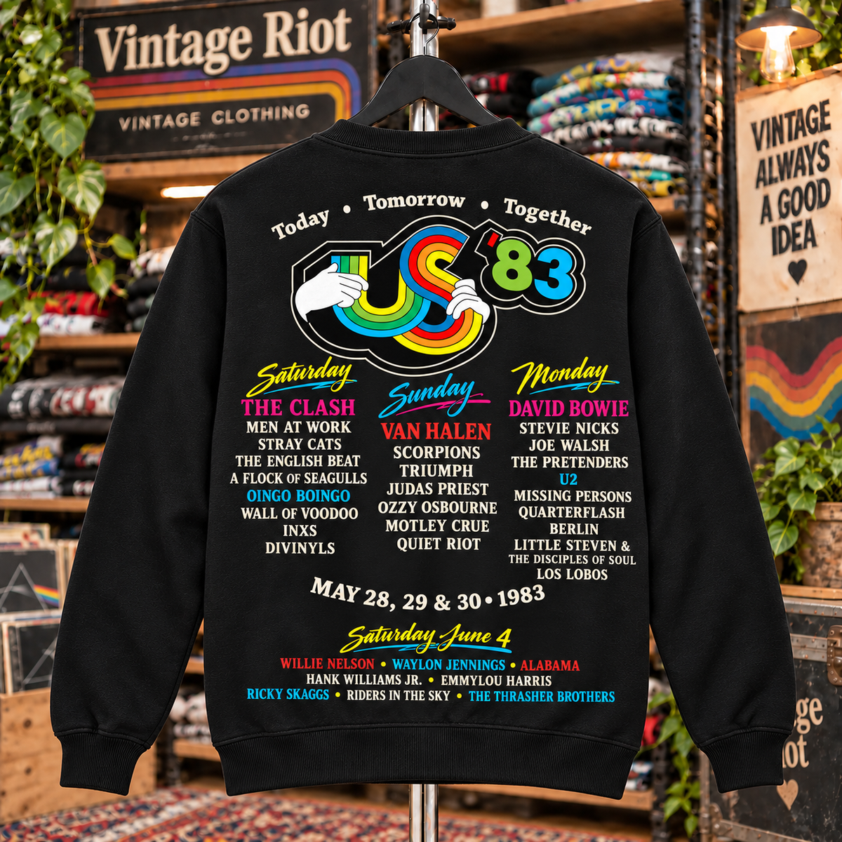 1983 US Festival Retro Crewneck Sweatshirt