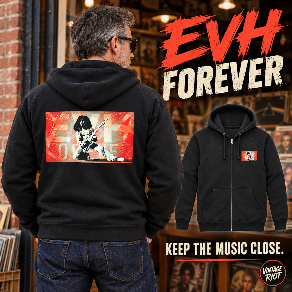 EVH Forever Guitarist Graphic Full-Zip Hoodie