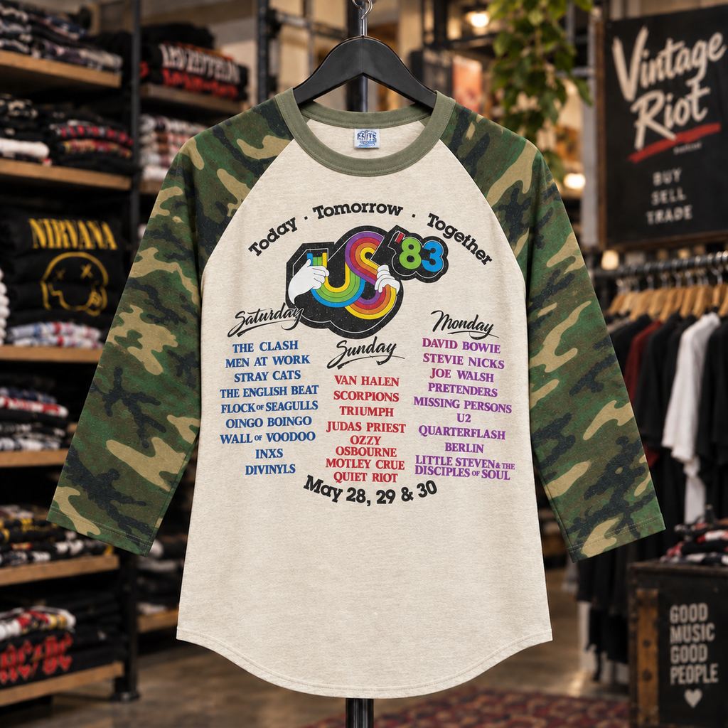 US Festival ’83 Raglan – Three Days That Defined a Generation