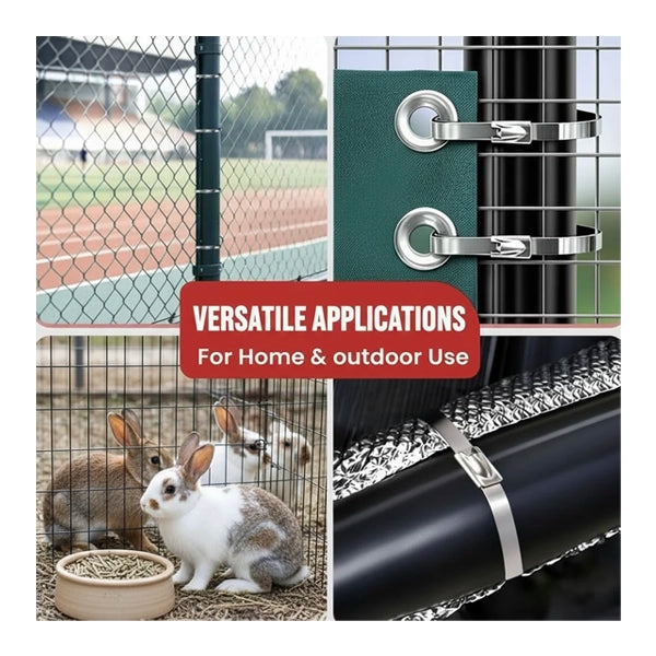 Stainless Zip Tie Tool👉Gun Tightens and Cuts for Fence, Exhaust Pipe, Chicken Coop, Farm and Cables