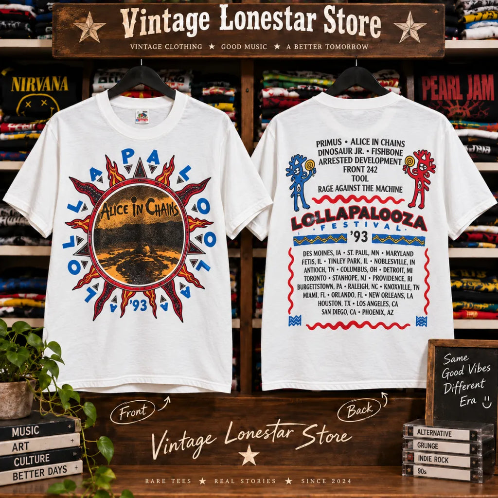 Vintage Lollapalooza 90s Tour T-Shirt