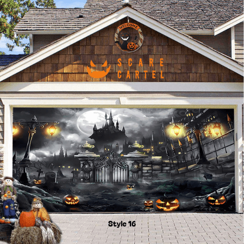 Halloween Garage Door Decoration