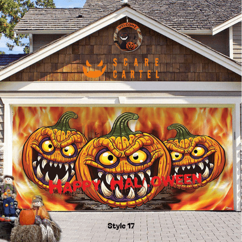 Halloween Garage Door Decoration