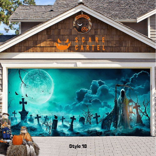 Halloween Garage Door Decoration