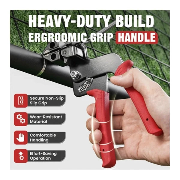 Stainless Zip Tie Tool👉Gun Tightens and Cuts for Fence, Exhaust Pipe, Chicken Coop, Farm and Cables