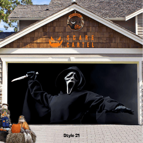 Halloween Garage Door Decoration