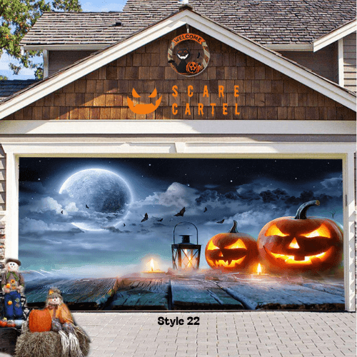 Halloween Garage Door Decoration