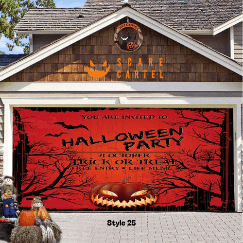 Halloween Garage Door Decoration