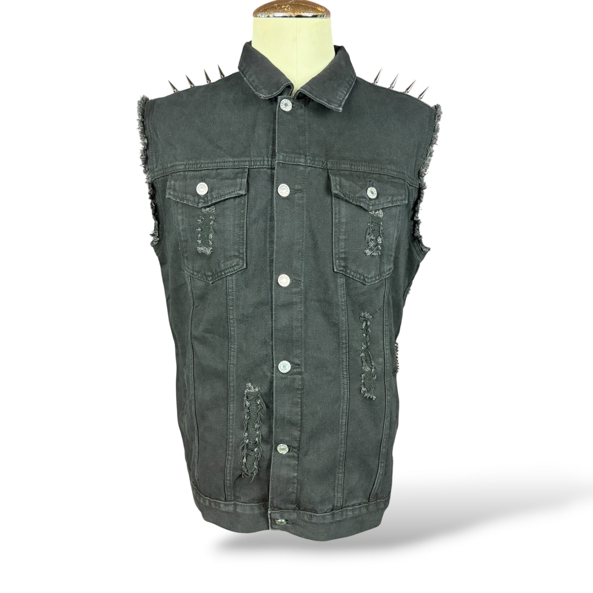 Ice Nine Kills Spike & Stud Battle Vest Size XL