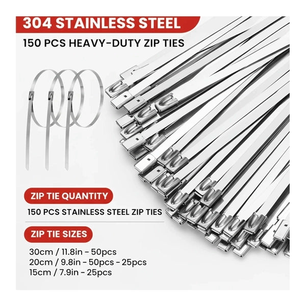Stainless Zip Tie Tool👉Gun Tightens and Cuts for Fence, Exhaust Pipe, Chicken Coop, Farm and Cables