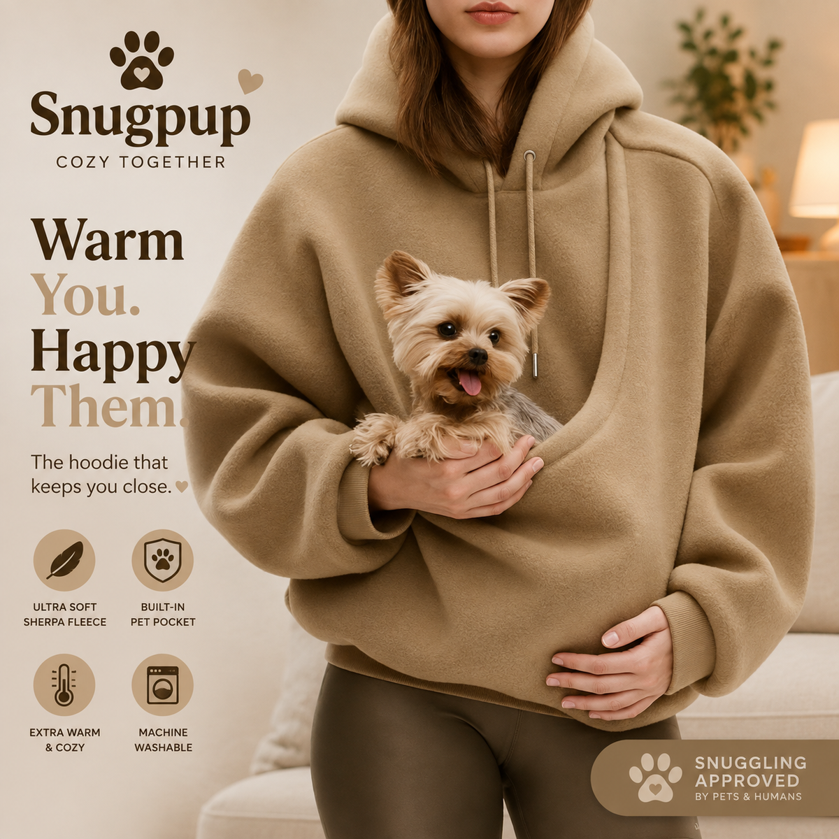 SNUGPUP Pouch Hoodie