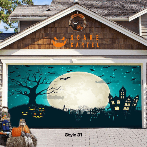 Halloween Garage Door Decoration