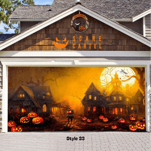 Halloween Garage Door Decoration
