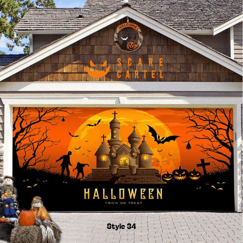 Halloween Garage Door Decoration