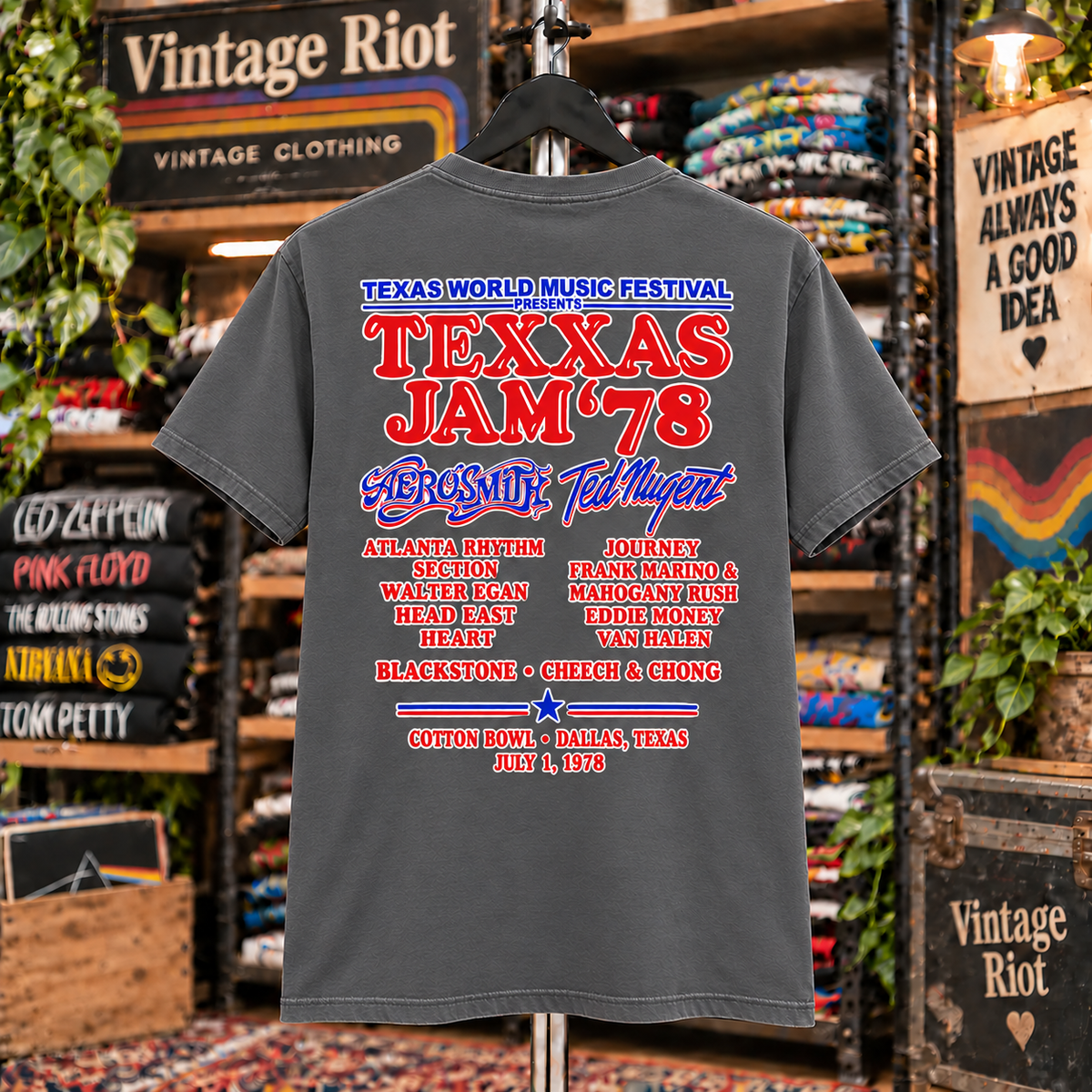 Vintage 1978 Texxas Jam T-Shirt — The First Chapter