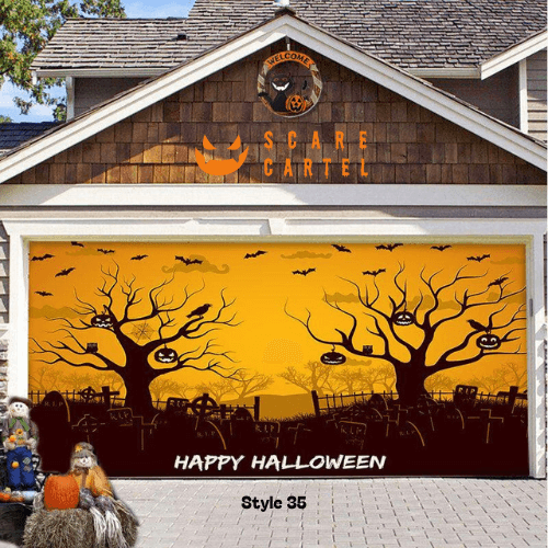 Halloween Garage Door Decoration