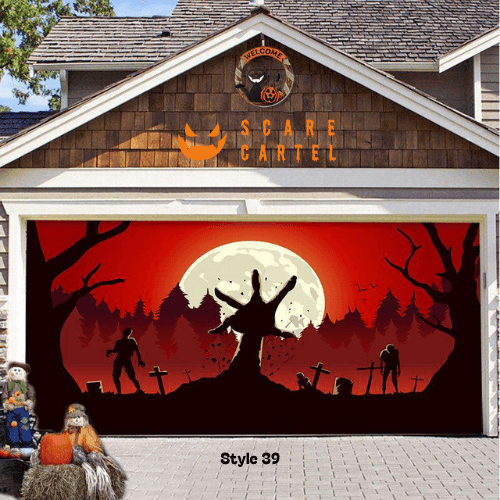 Halloween Garage Door Decoration