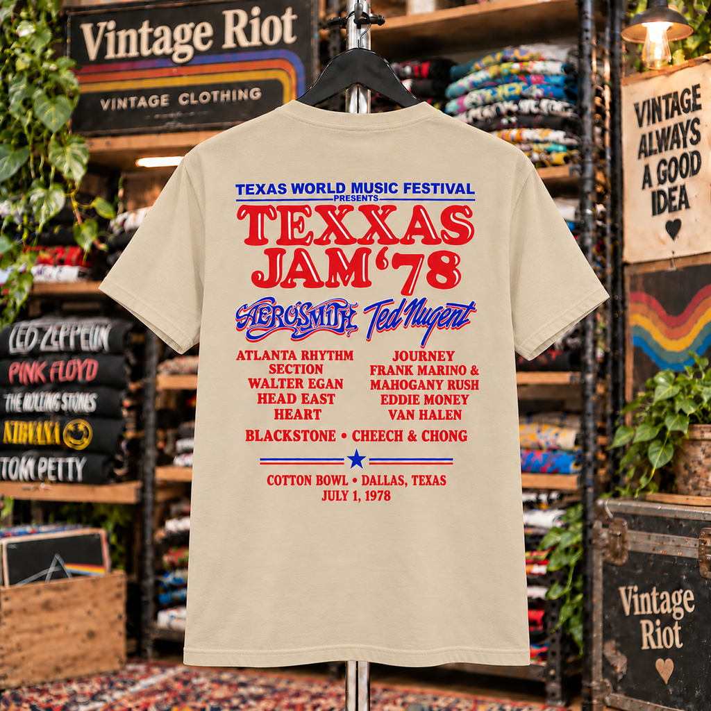 Vintage 1978 Texxas Jam T-Shirt — The First Chapter