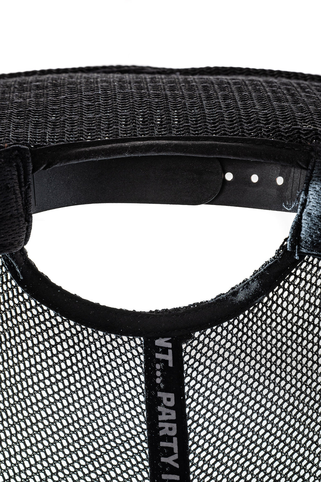 BLACK COWBOY SNAPBACK: 5 PANEL - BLANK