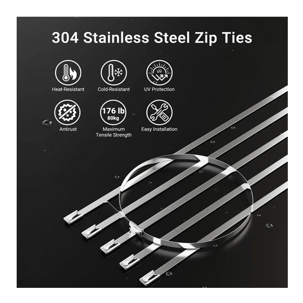 Stainless Zip Tie Tool👉Gun Tightens and Cuts for Fence, Exhaust Pipe, Chicken Coop, Farm and Cables