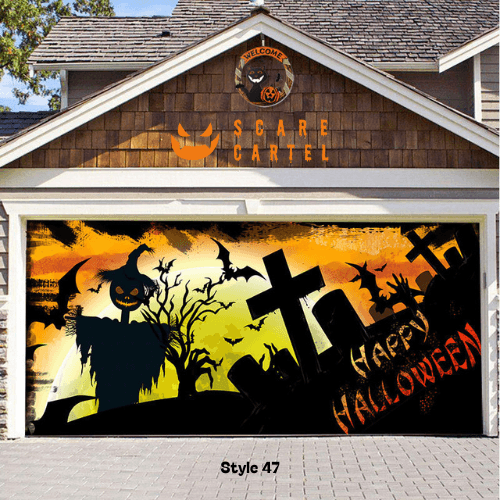 Halloween Garage Door Decoration