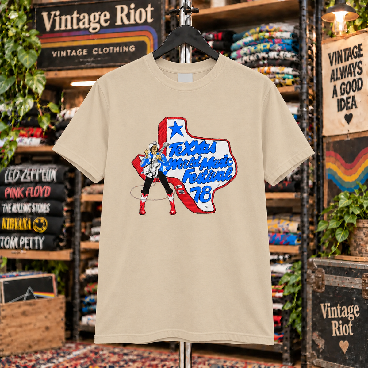 Vintage 1978 Texxas Jam T-Shirt — The First Chapter