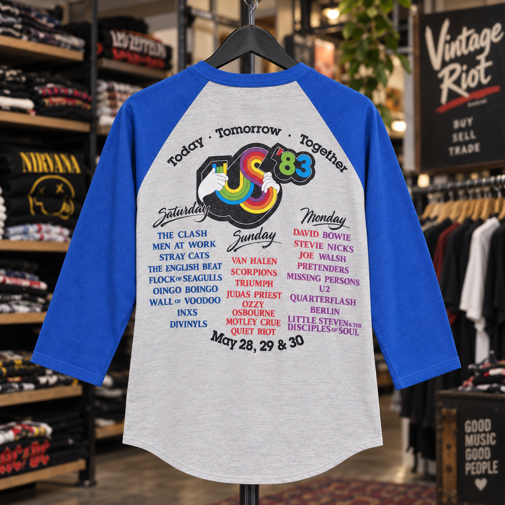 US Festival ’83 Raglan – Three Days That Defined a Generation