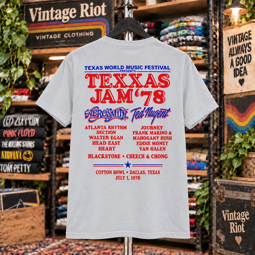 Vintage 1978 Texxas Jam T-Shirt — The First Chapter