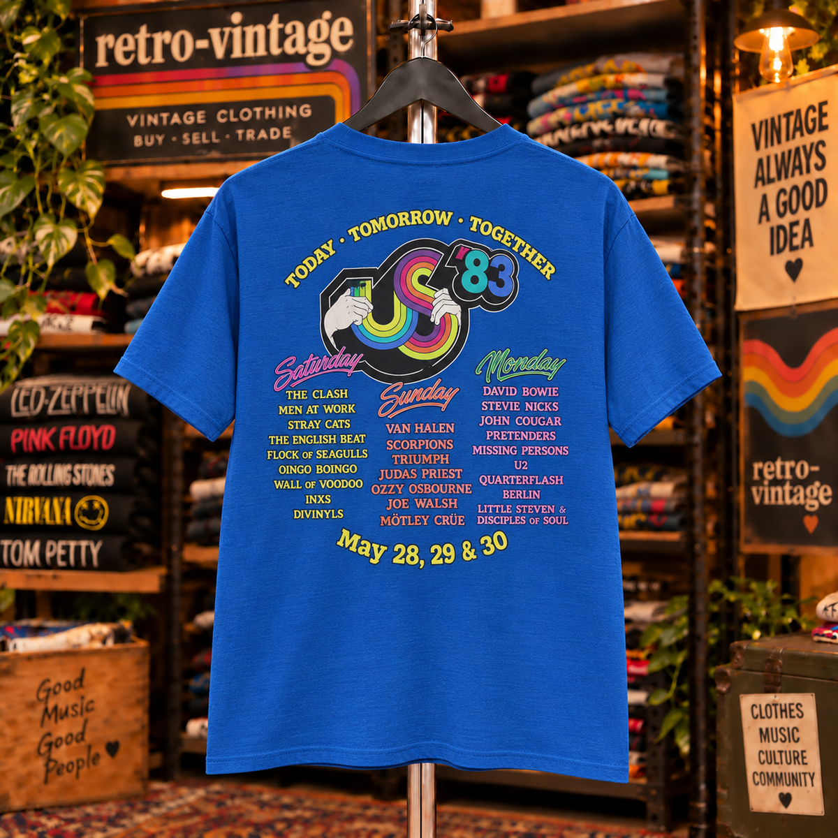 US Festival 1983 F/B Vintage T-Shirt