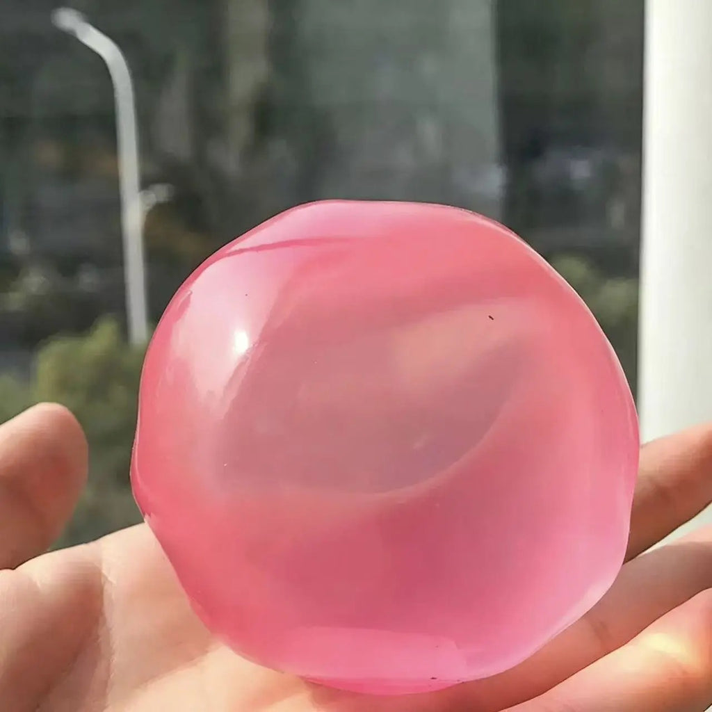 ELMPORCH™ 6cm Stress Relief Coconut Oil Squishy Fidget Toy Soft Coconut Oil Stress Ball No Rebound High-value Appearance Reusable Coconut Oil Squeeze Ball Adhd Desk Ornament, Super Soft Squishy Texture