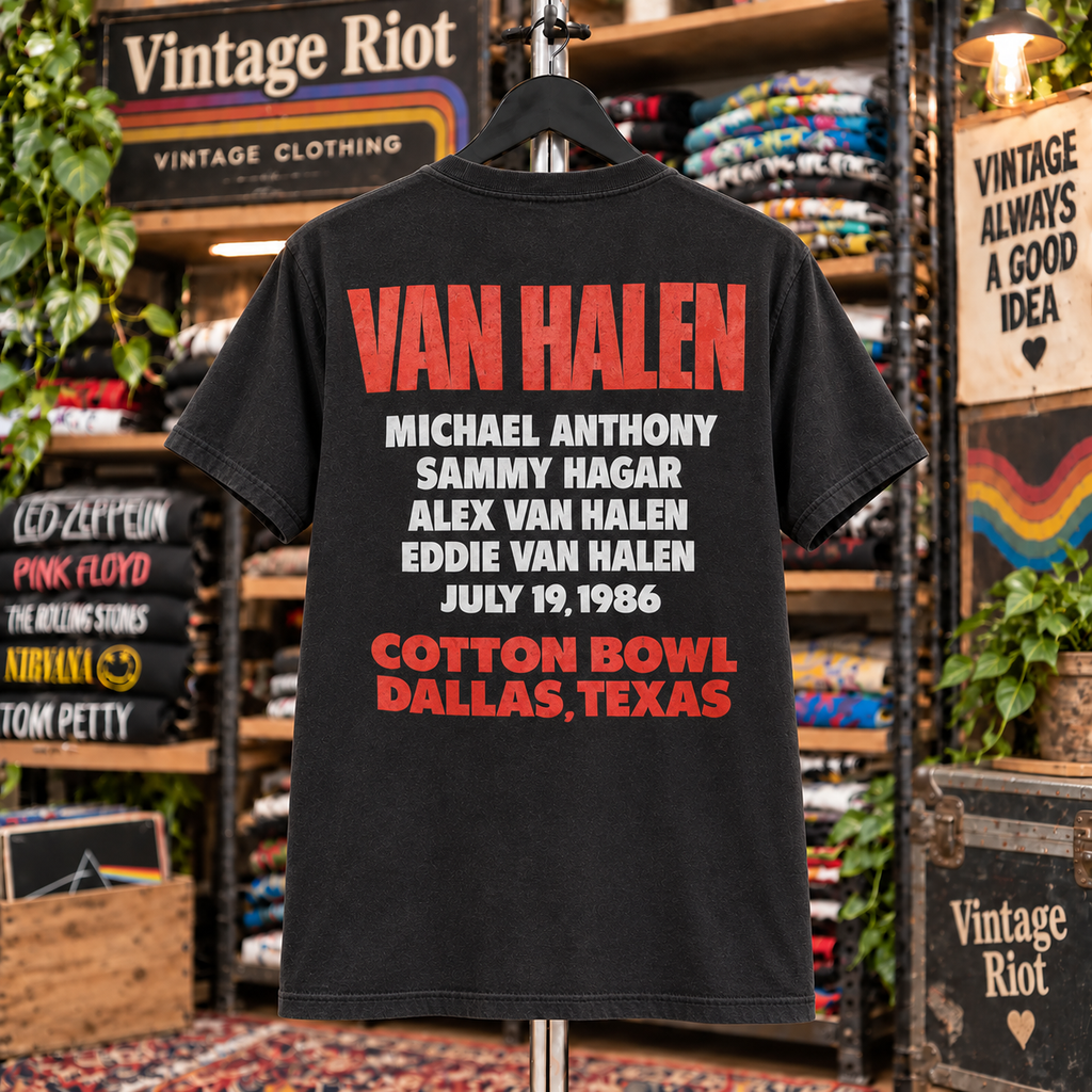 Vintage 1986 Texxas Jam Concert T-Shirt – Dallas Cotton Bowl