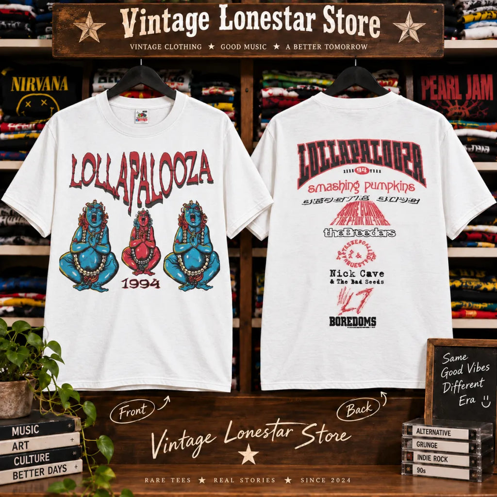 Vintage Lollapalooza 90s Tour T-Shirt