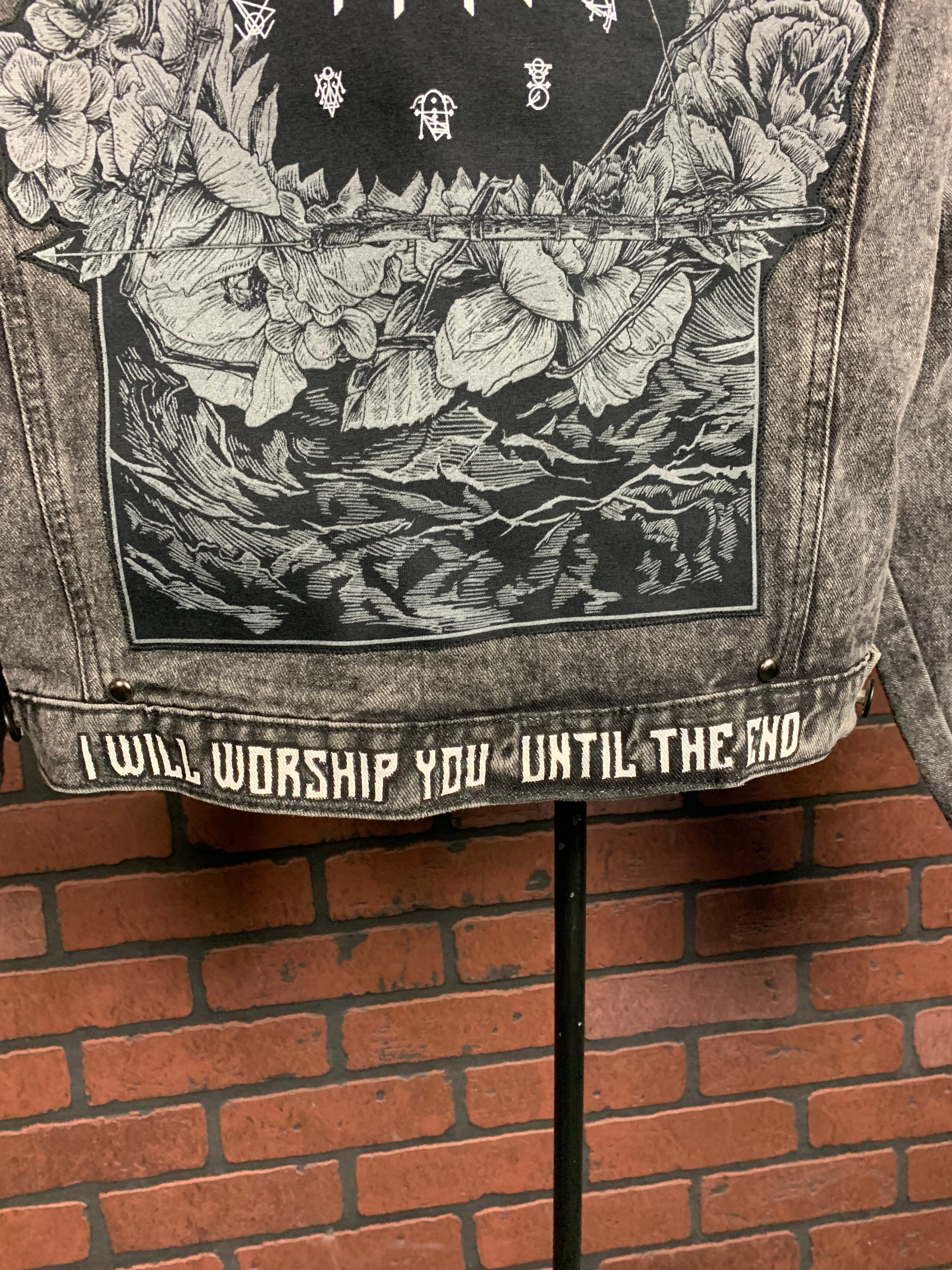 Sleep Token Jean Jacket Custom Rework XL I
