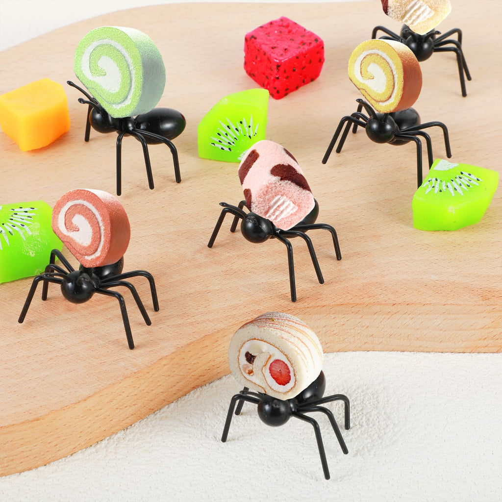 36-Piece Reusable Ant Food Picks, Cute Fruit & Dessert Forks for Parties, Picnics, Appetizers & Snacks
