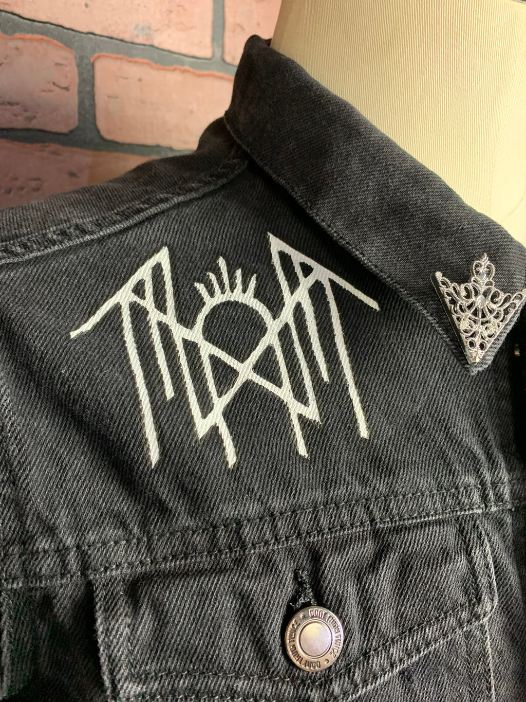 Sleep Token Jean Jacket Custom Rework Large III