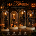 Halloween Glass Dome Miniature Scene Ambient Lamp