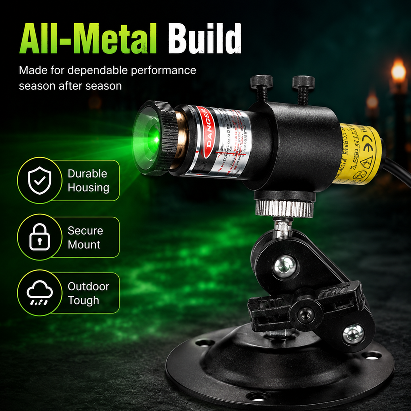 🎃Halloween Green Laser Fog Projector for Swamp Effect