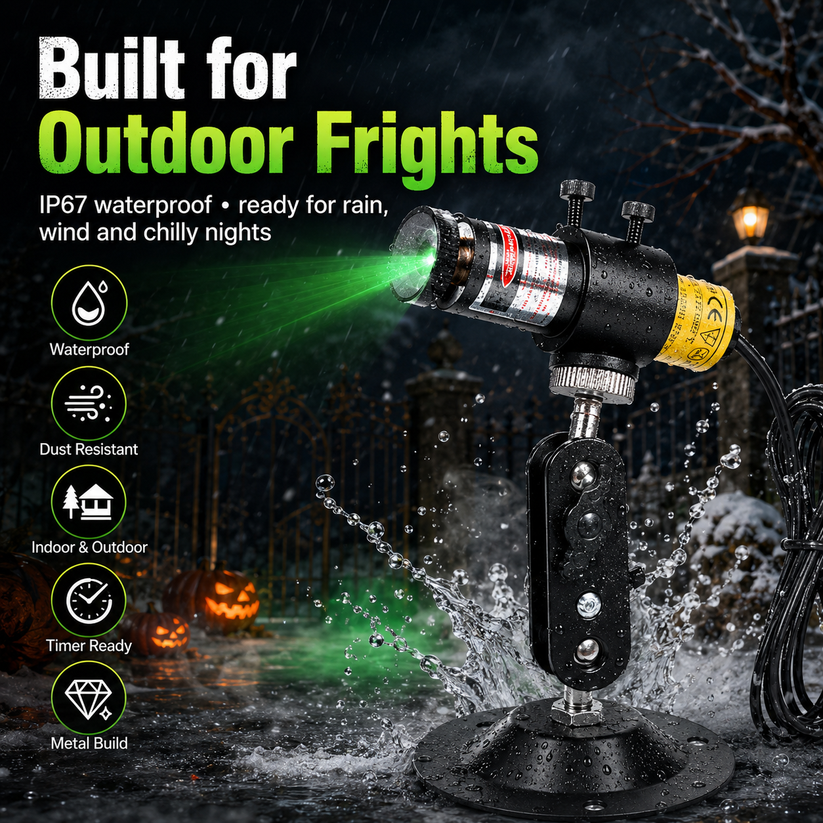 🎃Halloween Green Laser Fog Projector for Swamp Effect