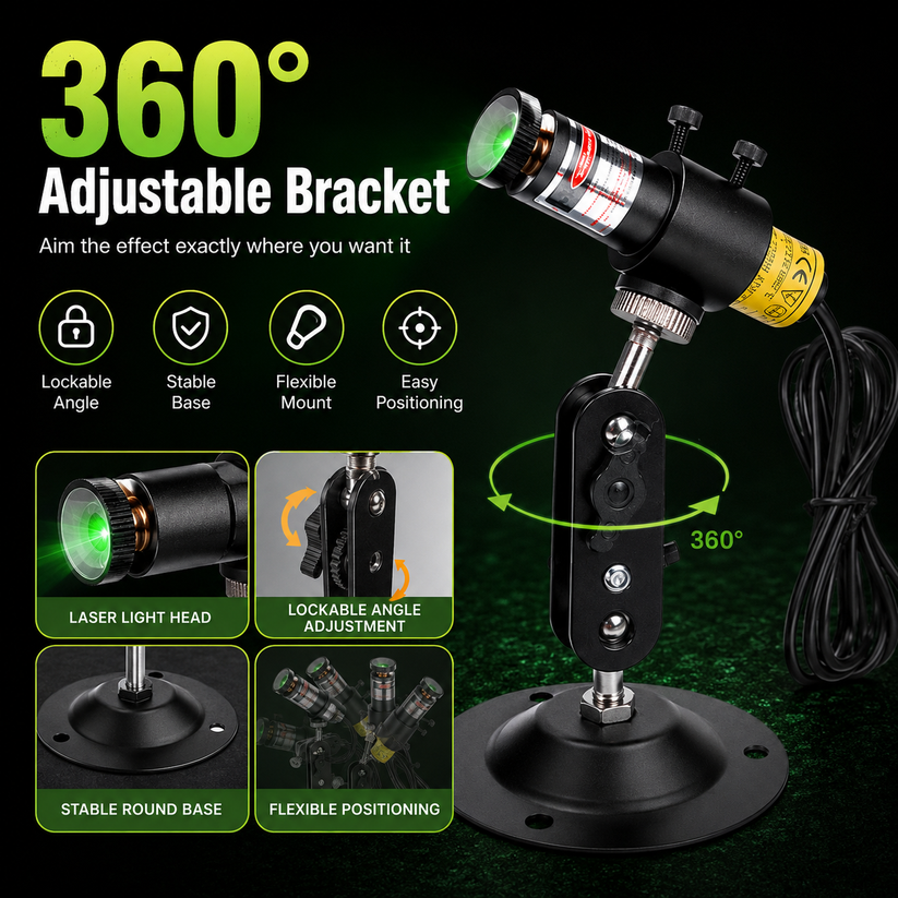 🎃Halloween Green Laser Fog Projector for Swamp Effect