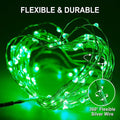 Green Halloween string lights